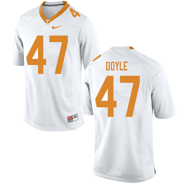 Men #47 Joe Doyle Tennessee Volunteers College Football Jerseys Sale-White